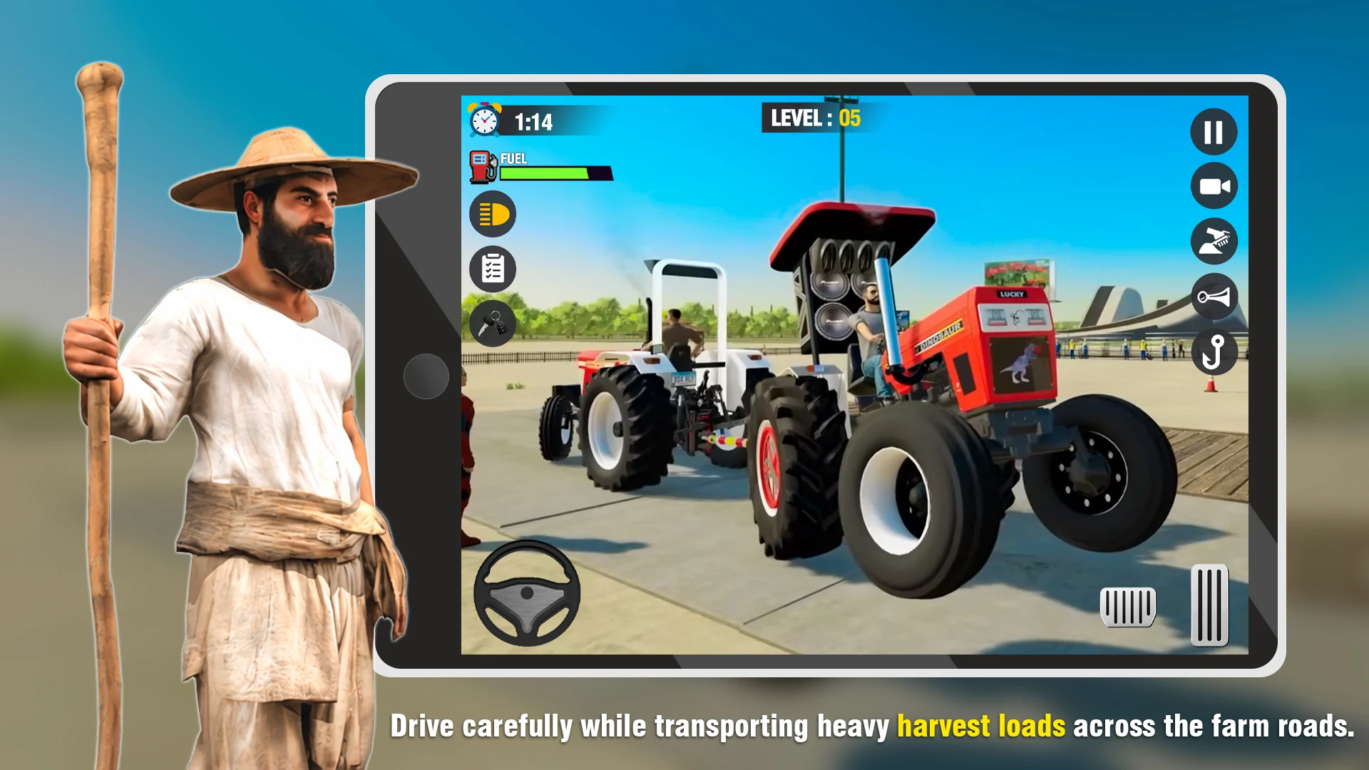 Tractor Farming 3D Cargo Game screenshot