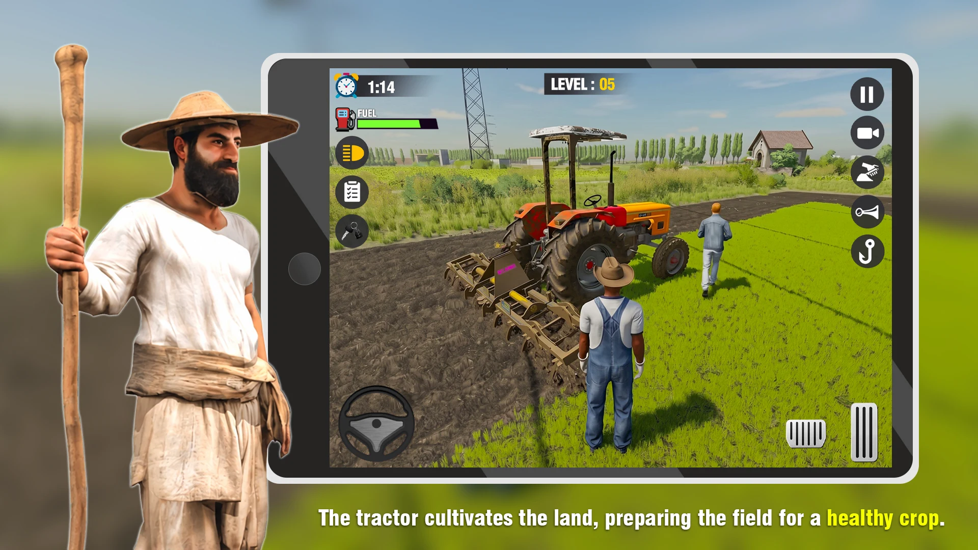 Tractor Farming 3D Cargo Game screenshot