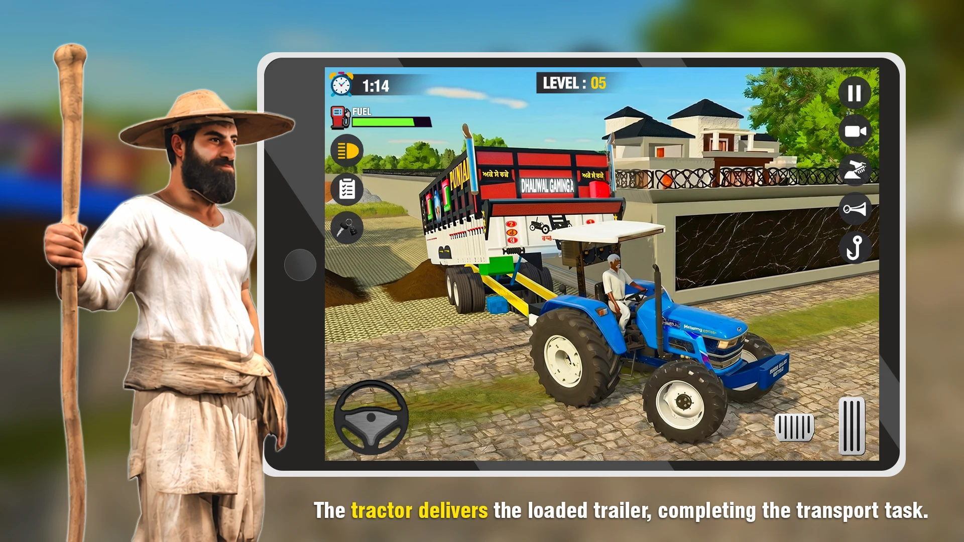 Tractor Farming 3D Cargo Game screenshot
