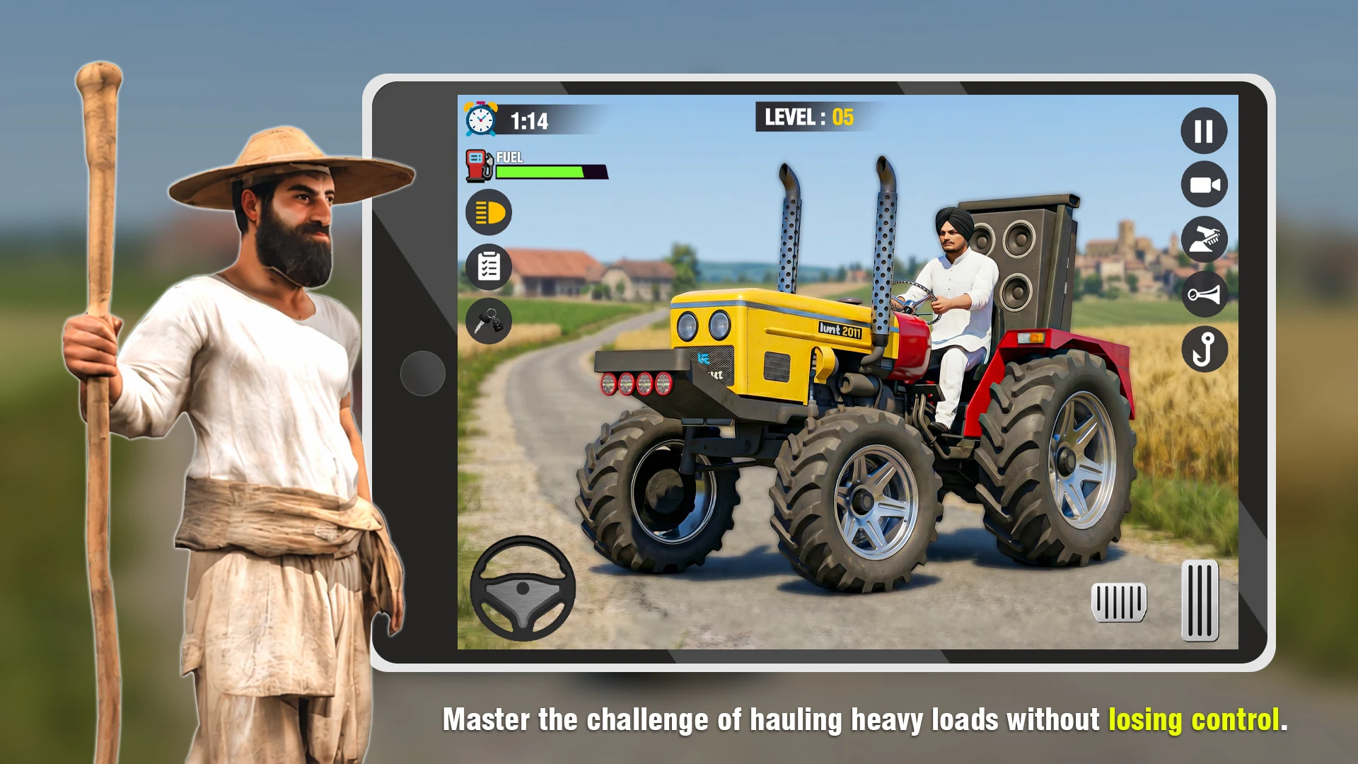 Tractor Farming 3D Cargo Game screenshot